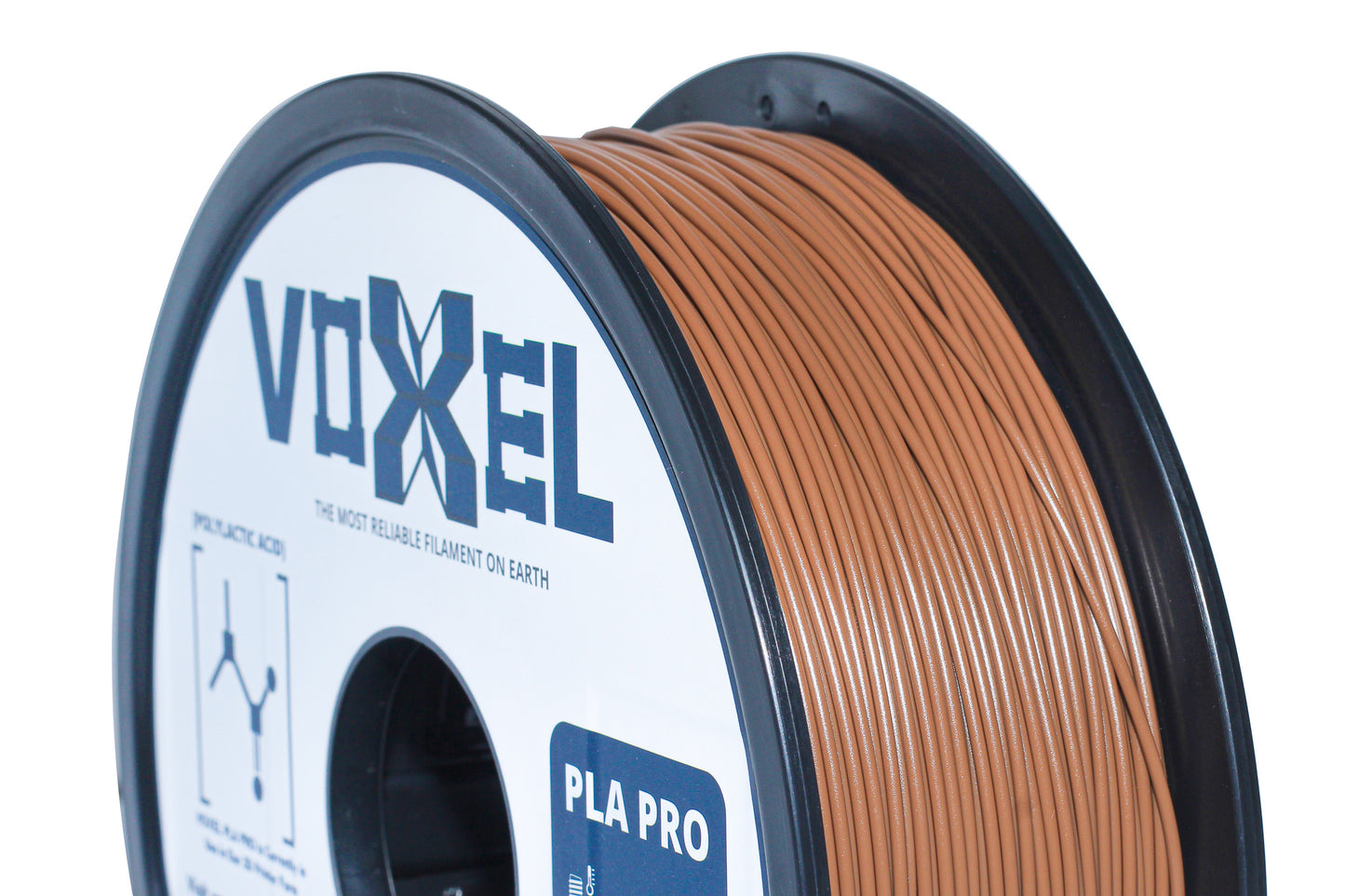 VOXELPLA PLA PLUS Brown 1.75mm for FDM 3d printer, Bambu Lab P1P, X1C