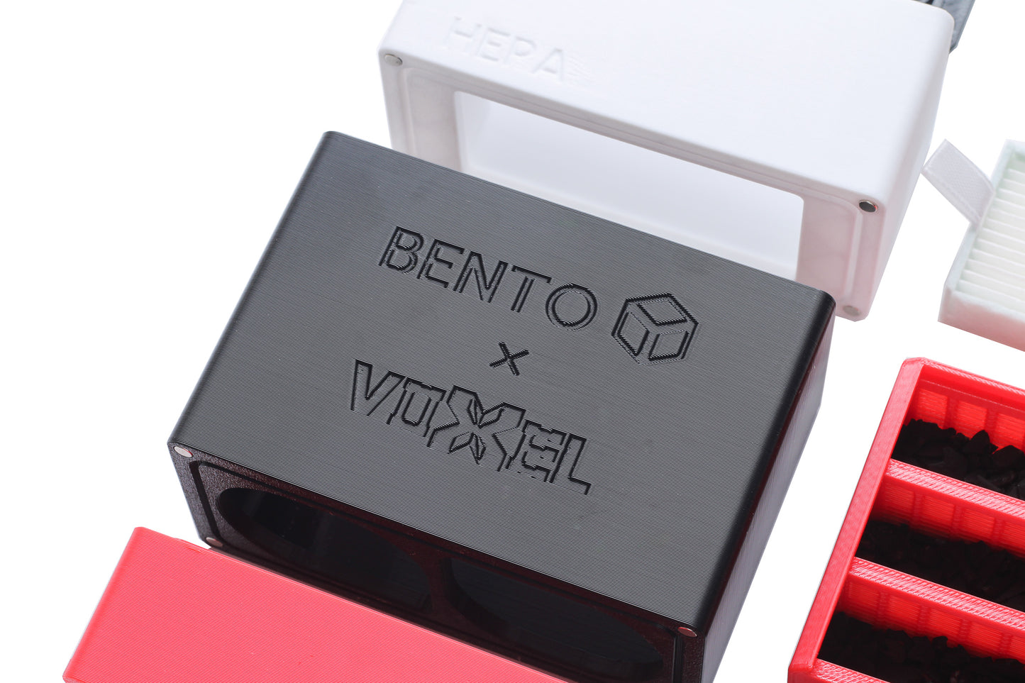 Bento Box 3D Printer Filter with HEPA 13 and Activated Carbon for Bambu Lab P1P 3D Printer