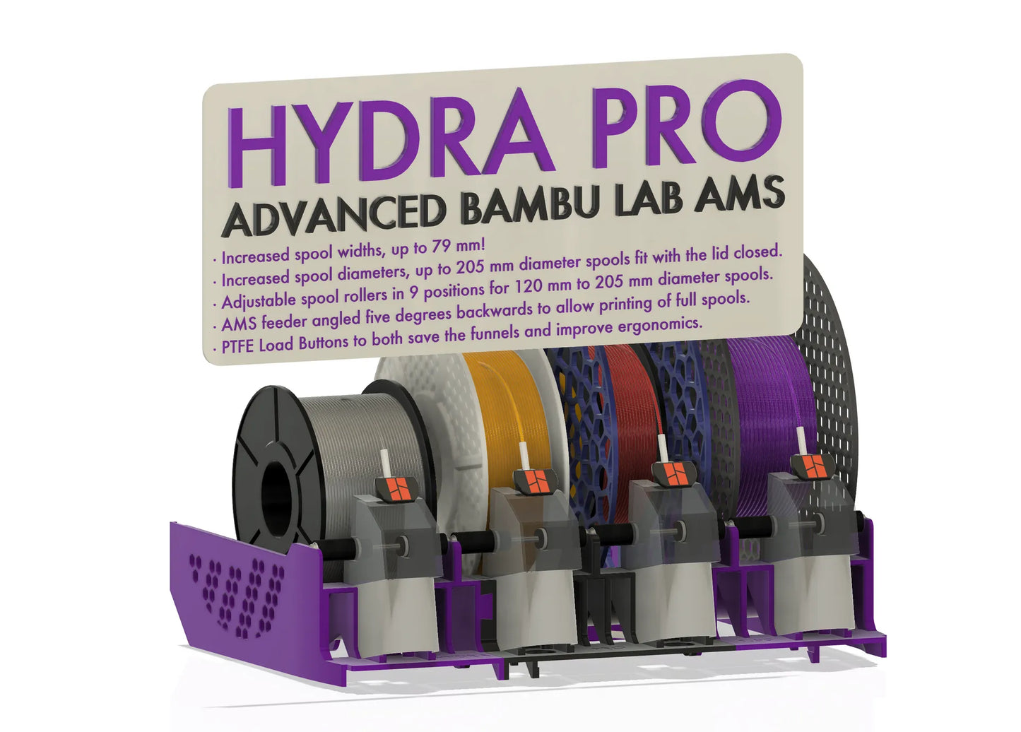 Hydra Pro Bambu Lab AMS Upgrade PLA PETG ABS VOXEL UPGRADE 3D PRINTING ACCESSORIES