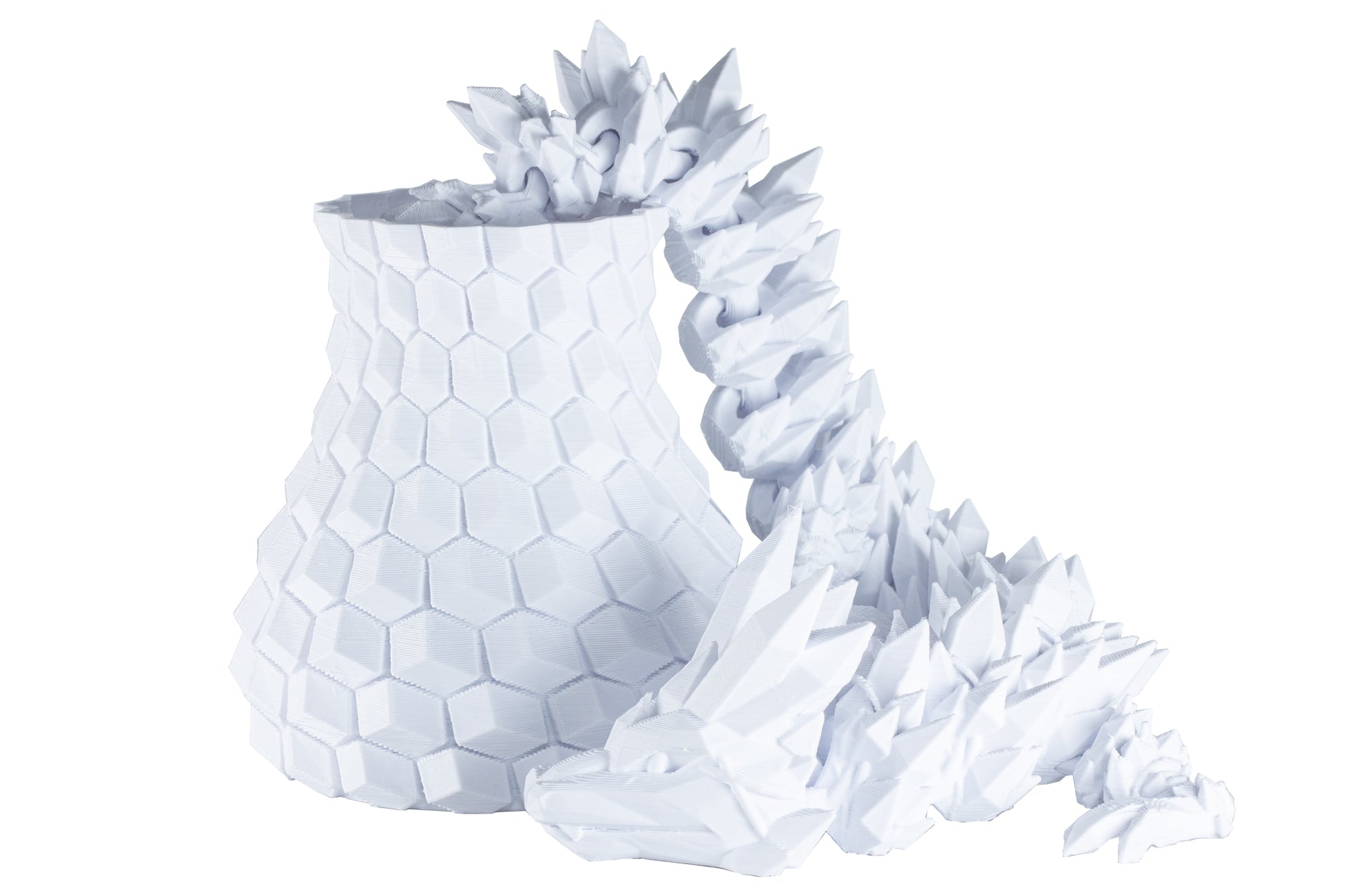 VOXELPLA PLA White 1.75mm 3D Printing Test Print