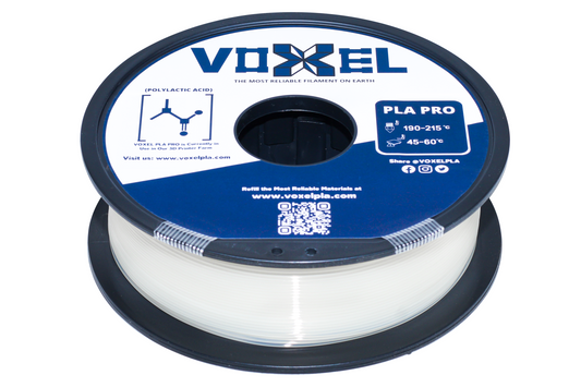 VOXELPLA PLA+ HS (Pro) Ice Clear 1.75mm Filament (1kg)