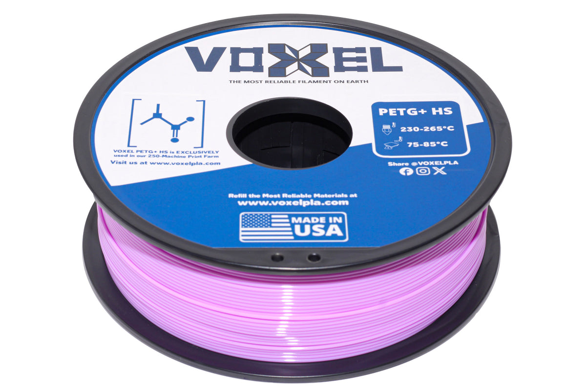 VOXELPETG+ HS (Pro) Light Purple 1.75mm Filament (1kg) (PETG+)