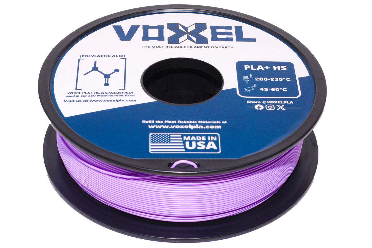VOXELPLA PLA+ HS (Pro) Lilac Purple 1.75mm Filament (1kg)