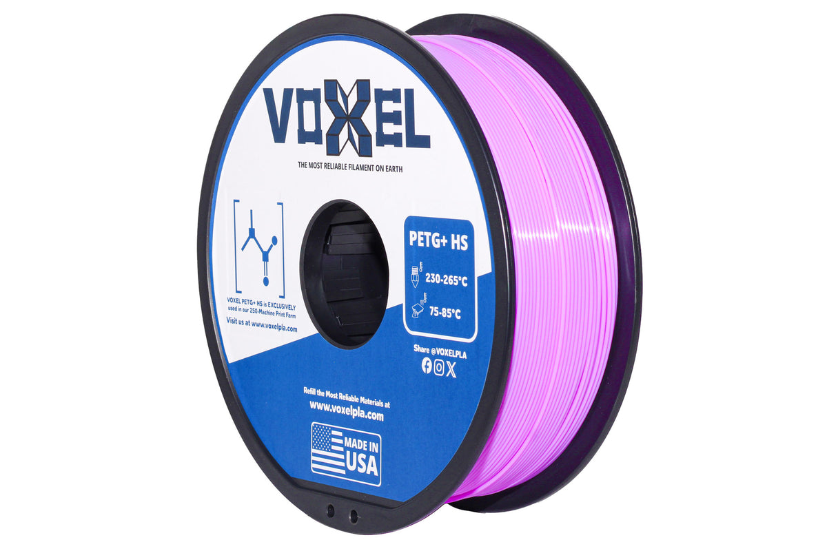VOXELPETG+ HS (Pro) Light Purple 1.75mm Filament (1kg) (PETG+)