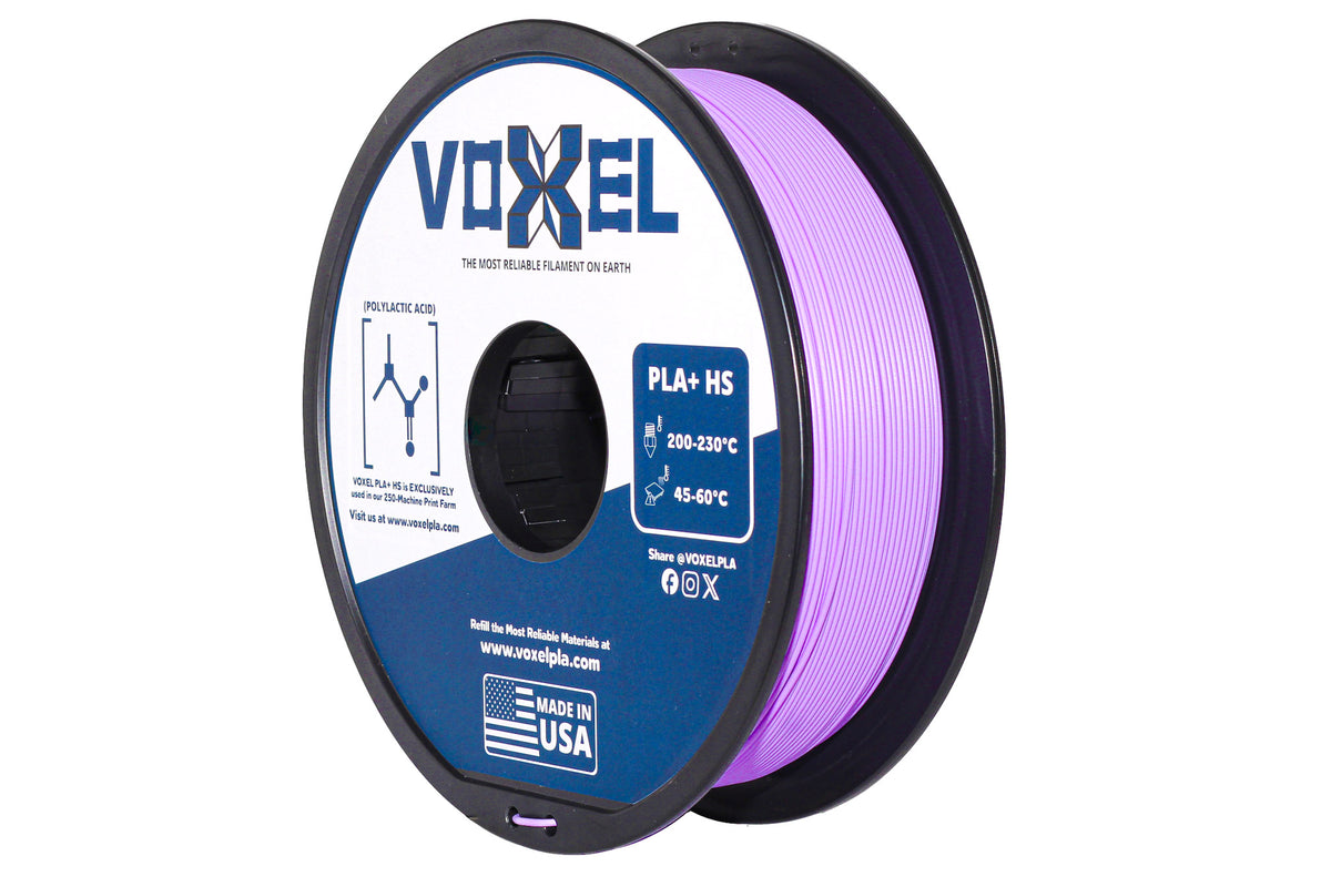 VOXELPLA PLA+ HS (Pro) Lilac Purple 1.75mm Filament (1kg)