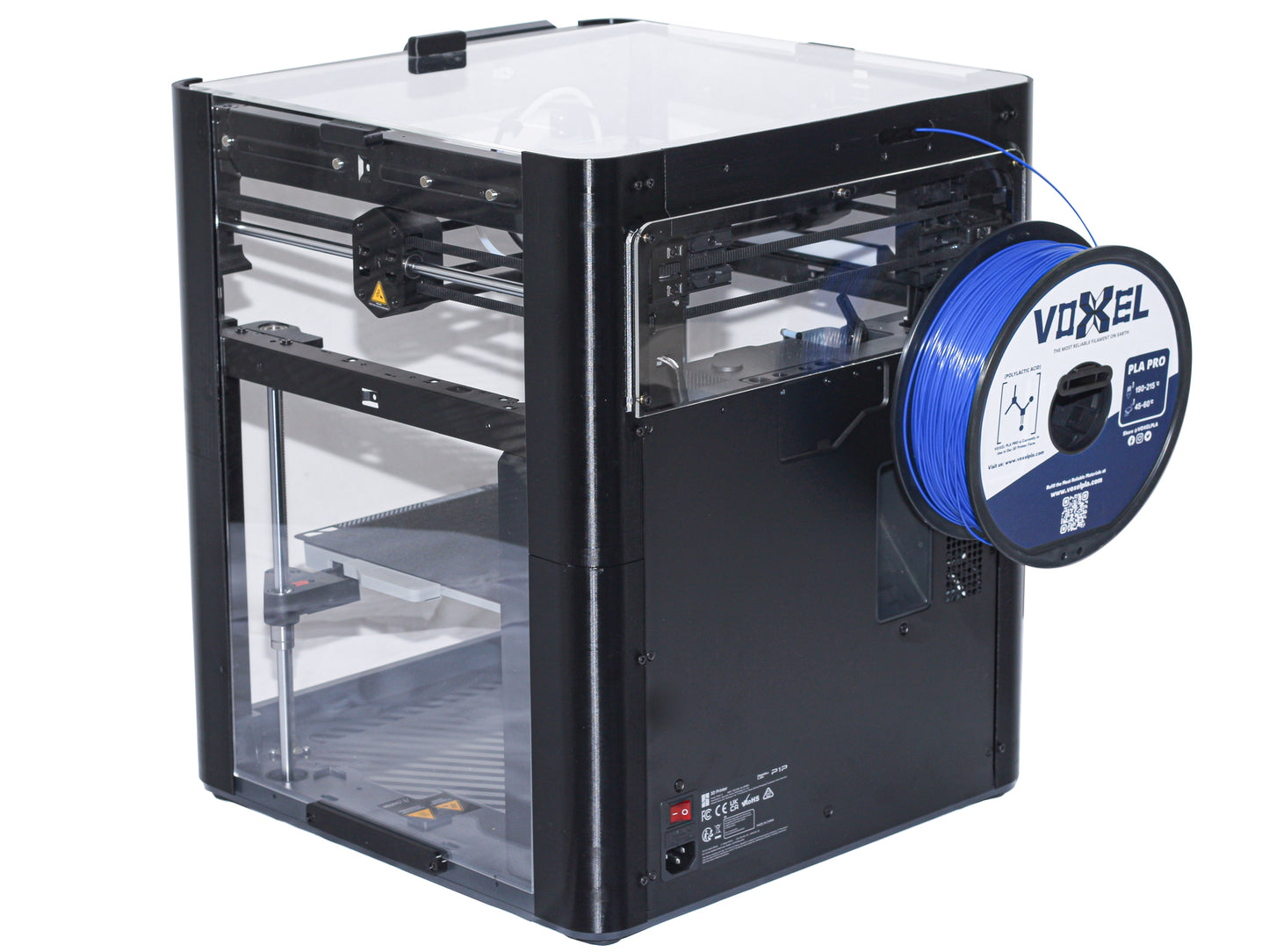 Back of Bambu Lab P1P 3D Printer Vision Enclosure for 3D Printing