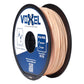Spool of Voxel PLA Pro Champagne Beige color filament for 3d printer on a white background for bambu lab, snapmaker, creality, prusa