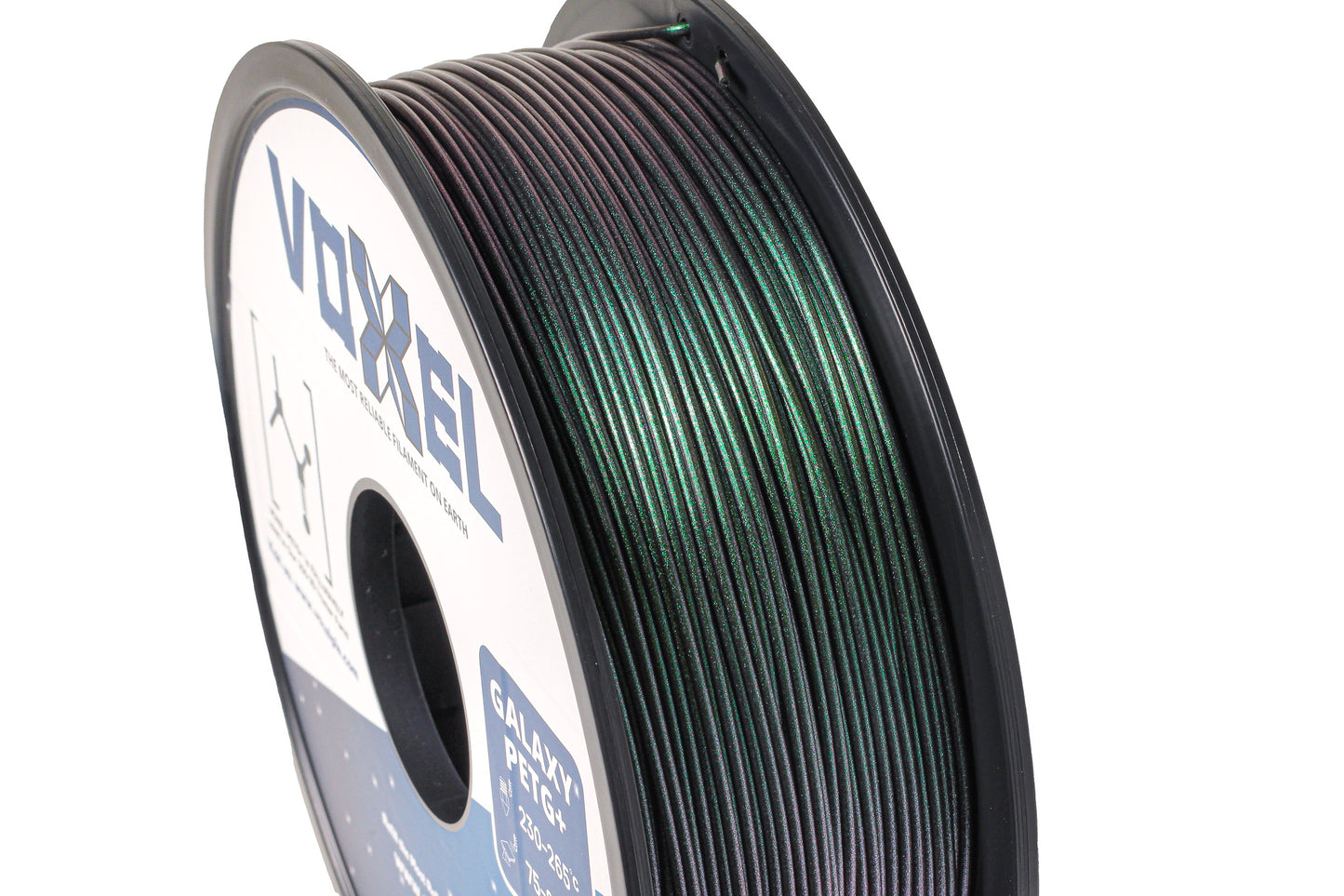 VOXEL GALAXY PETG+ HS (Pro) Aurora Green 1.75mm Filament (1kg)