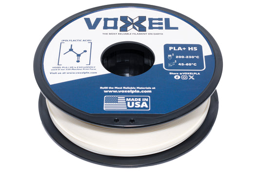 VOXELPLA PLA+ HS (Pro) Eggshell White 1.75mm Filament (1kg)