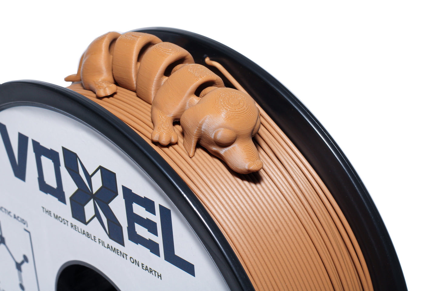 VOXELPLA PLA+ HS (Pro) Light Brown 1.75mm Filament (1kg)