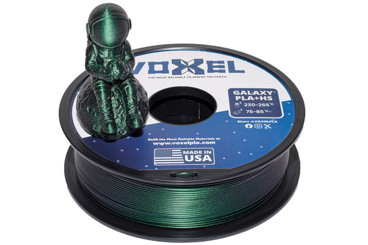 VOXEL GALAXY PLA+ HS (Pro) Aurora Green 1.75mm Filament