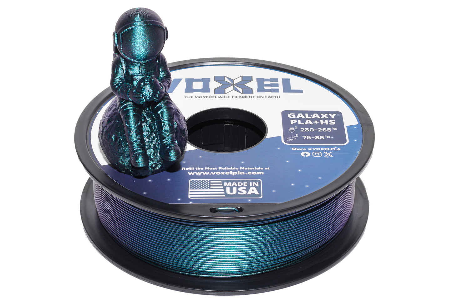 VOXEL GALAXY PLA+ HS (Pro) Midnight Blue 1.75mm Filament