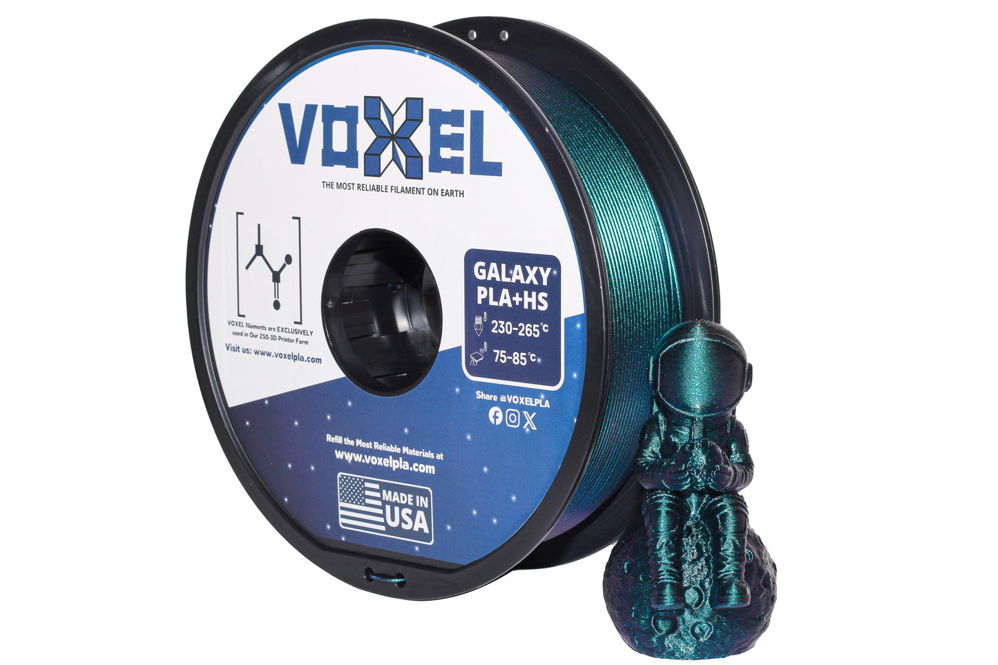 VOXEL GALAXY PLA+ HS (Pro) Midnight Blue 1.75mm Filament