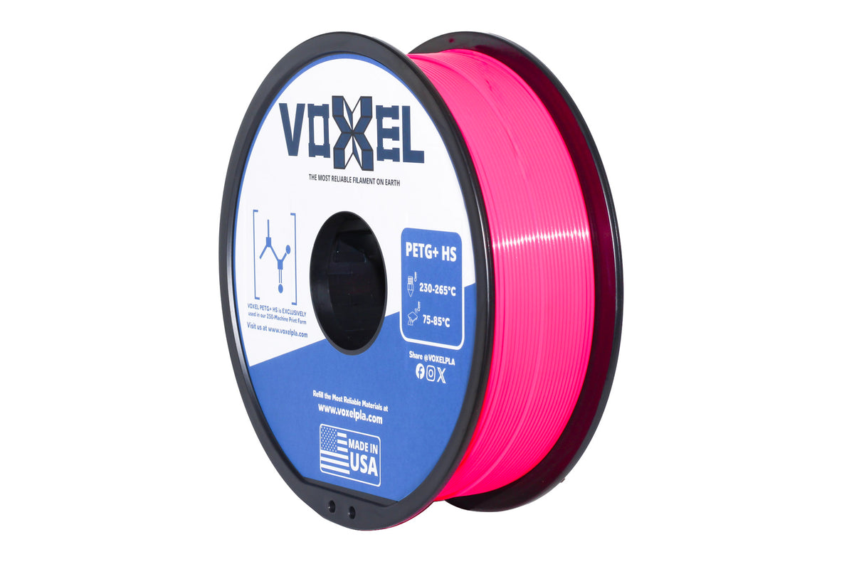 VOXELPETG+ HS (Pro) Hot Pink 1.75mm Filament (1kg) (PETG+)