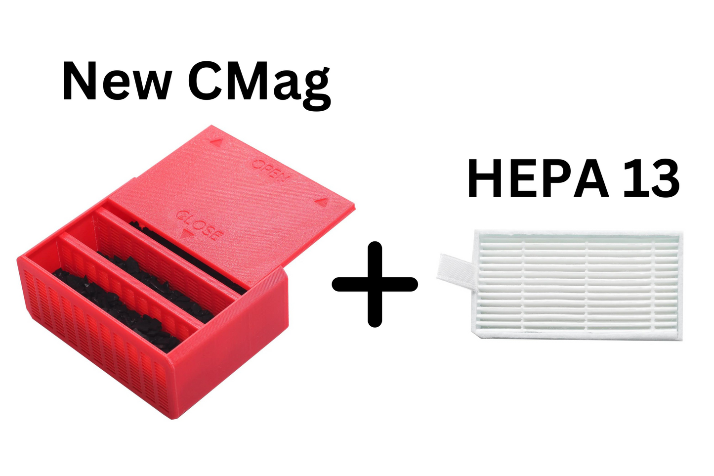 Bento Box New CMag (Filled with Carbon) + HEPA13 Combo