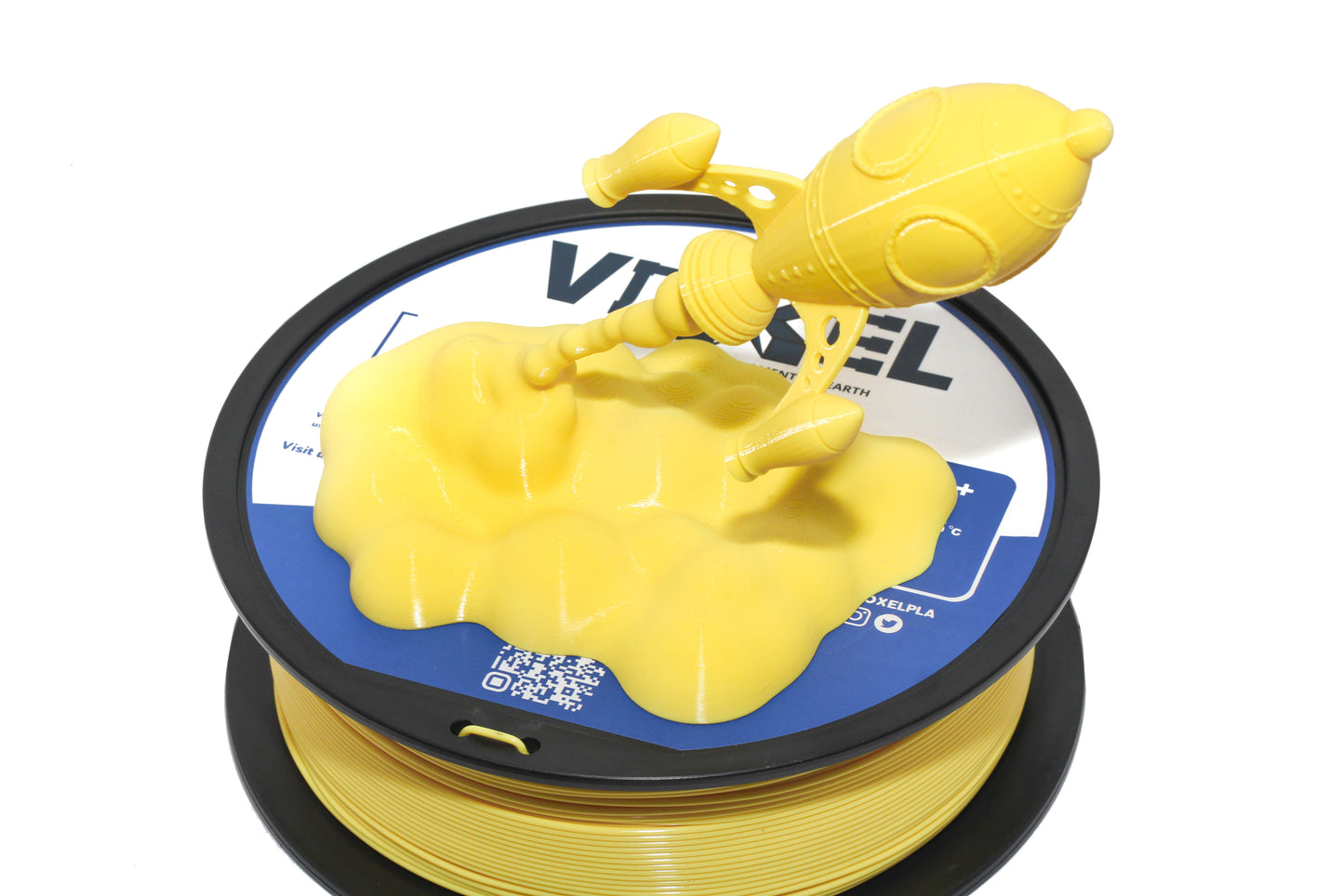 VOXELPETG PETG PLUS Yellow 1.75mm for FDM 3d printer, Bambu Lab P1P, X1C, Creality, Anycubic 3D Printer