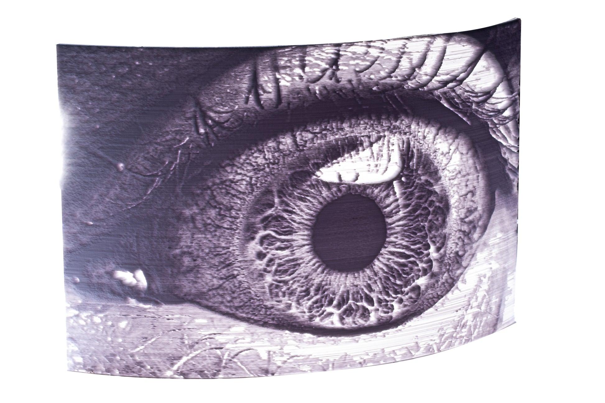 VOXELPLA PLA White 1.75mm 3D Printing Test Print Eye Lithophane