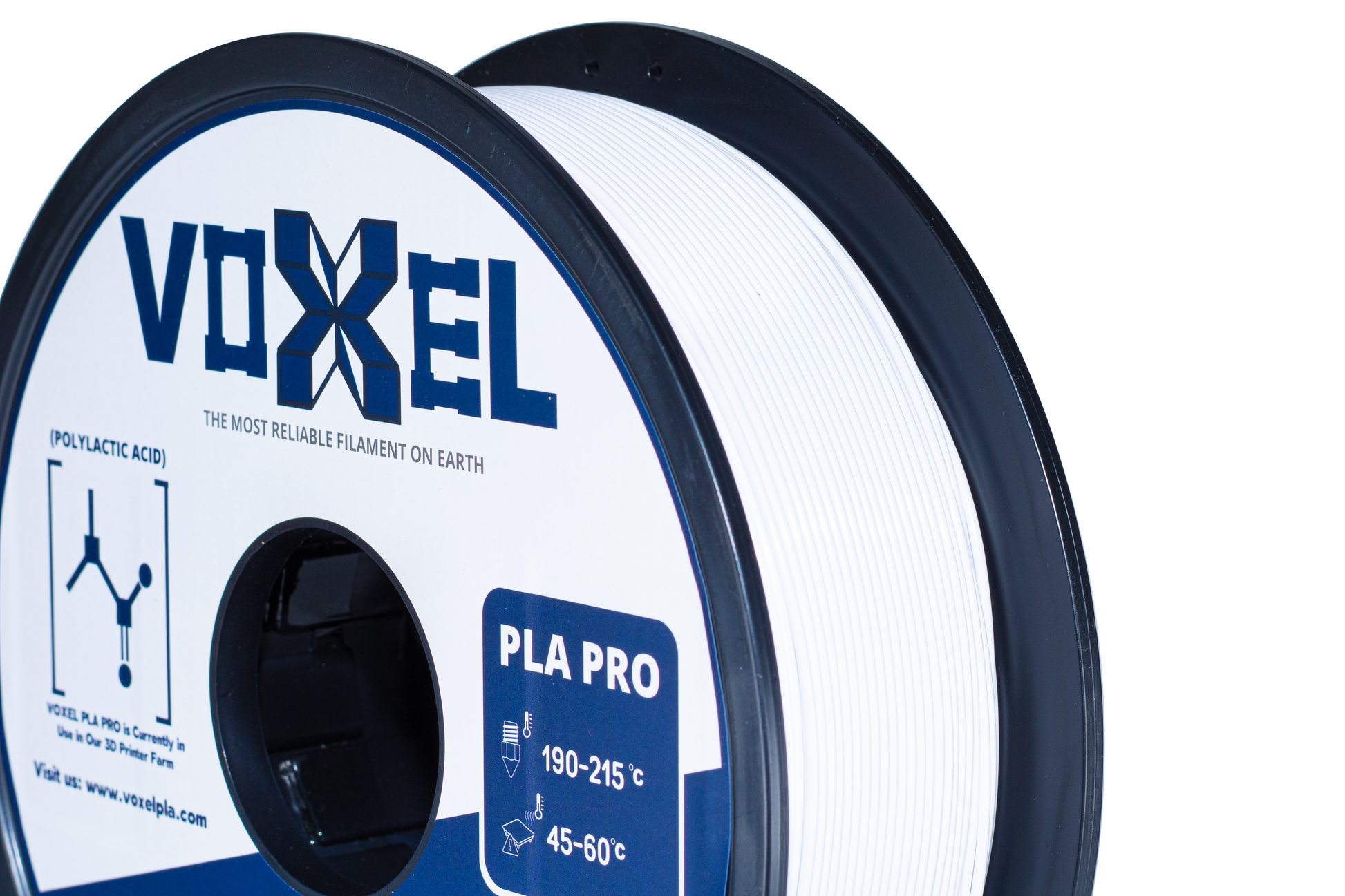 VOXELPLA PLA PLUS Cool White 1.75mm for FDM 3d printer